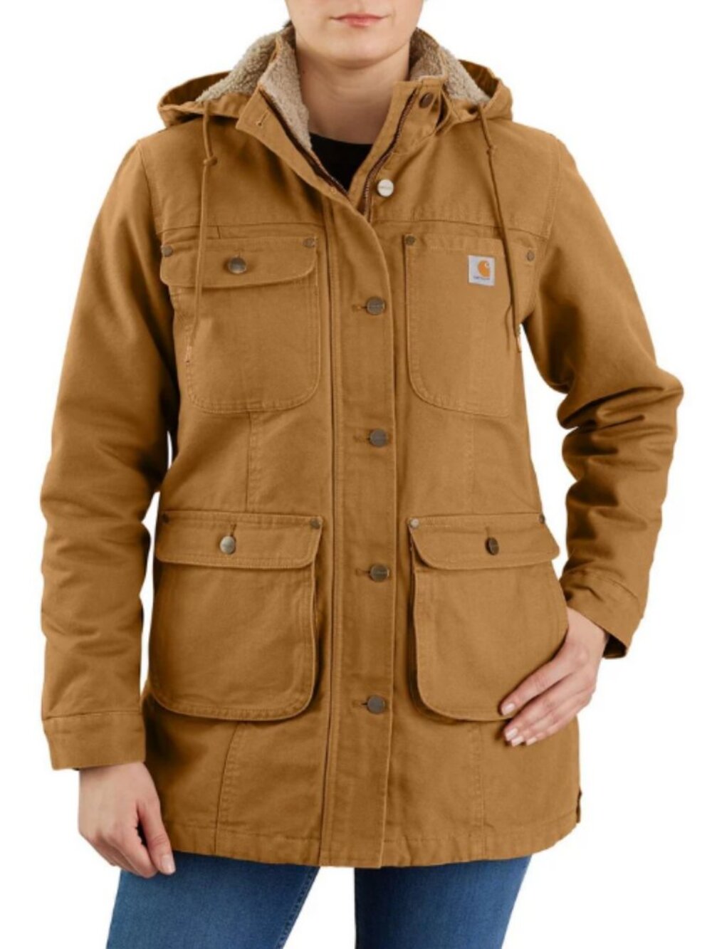 NWOT- Womens Carhartt Duck Coat- size 16